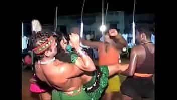 Karakattam Kuravan Kurathi very hot midnight dance part17 video