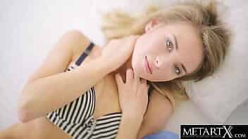 Watch this cute sexy blonde in her bedroom as she touches herself video