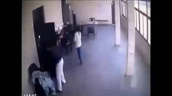 Teacher & Principal Hot MMS in Staffroom video