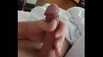 White cock cumming video