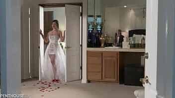 Hot bride makes her man happy video